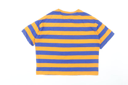 Unisex Adults UK Size L Tommy Jeans Multicoloured  T-Shirt