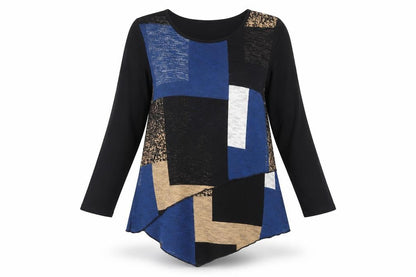 Womens UK Size 10 Roman Multicoloured Tunic Top