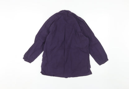 Womens UK Size 10 DASH Purple  Blouse