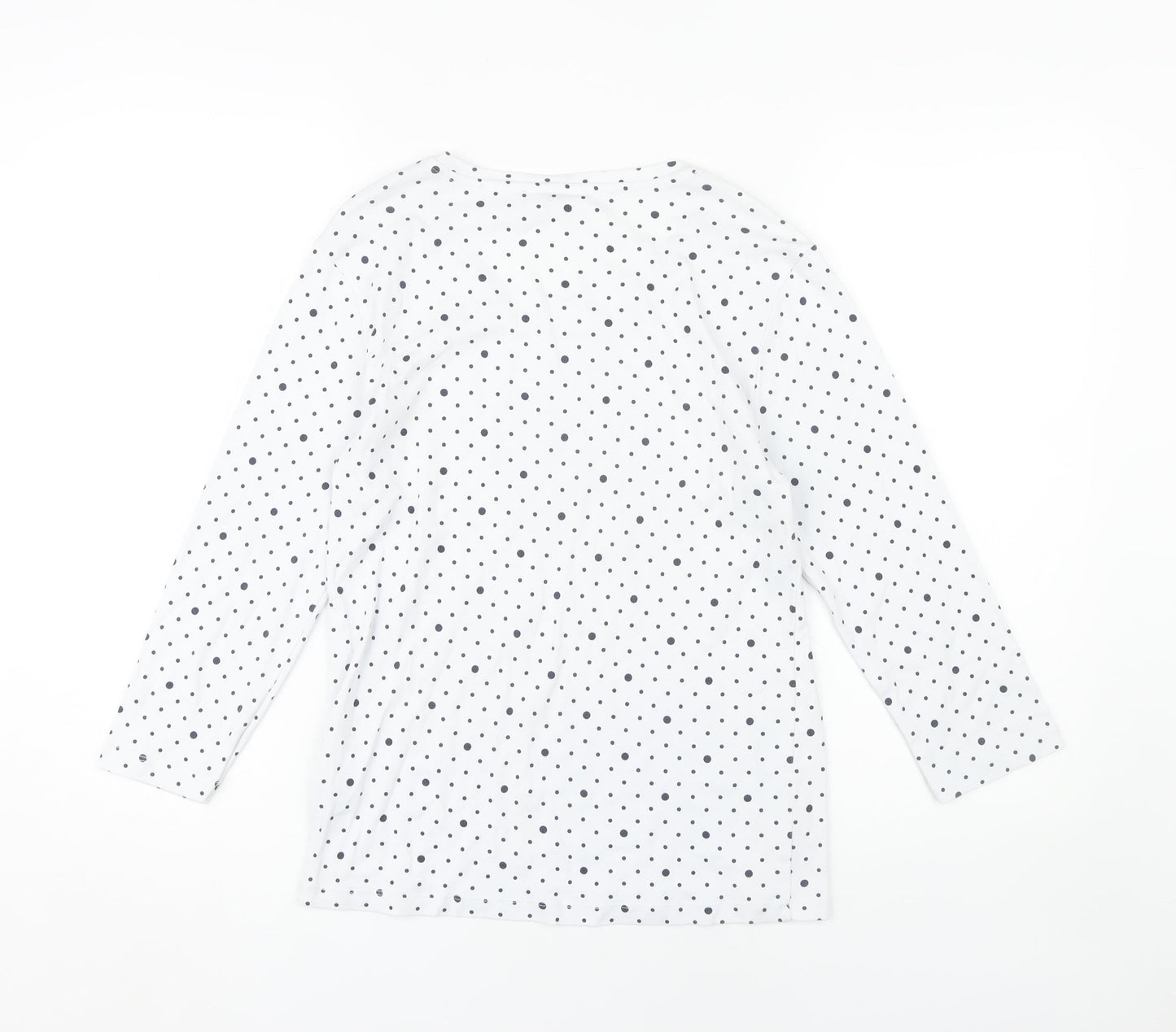 Womens UK Size 10 Cotton Traders White  T-Shirt