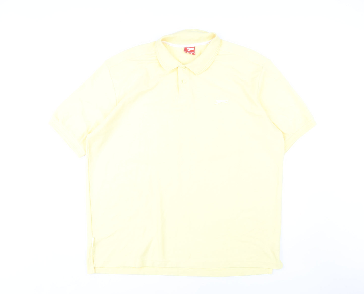 Slazenger Men's Yellow 2XL Polo Shirt - Summer Casual Wear