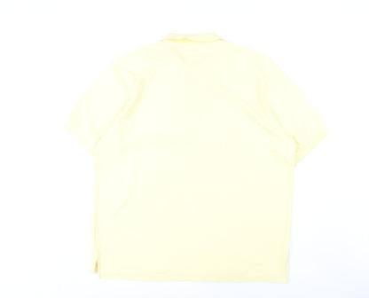 Slazenger Men's Yellow 2XL Polo Shirt - Summer Casual Wear