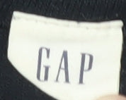 GAP Women's Black Dress, Size S, 3/4 Sleeve, Scoop Neck