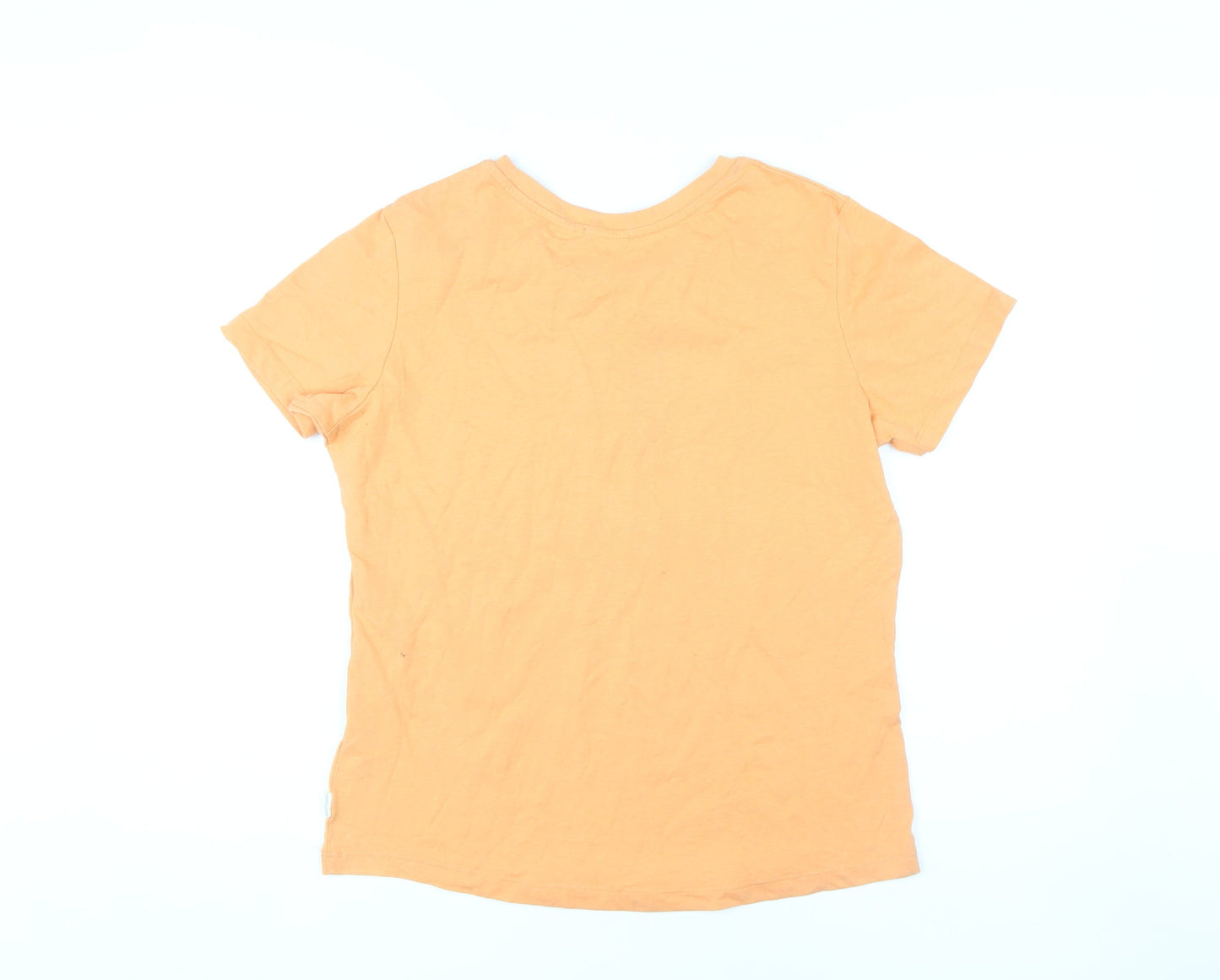 Womens UK Size 12 Saltrock Orange Basic T-Shirt