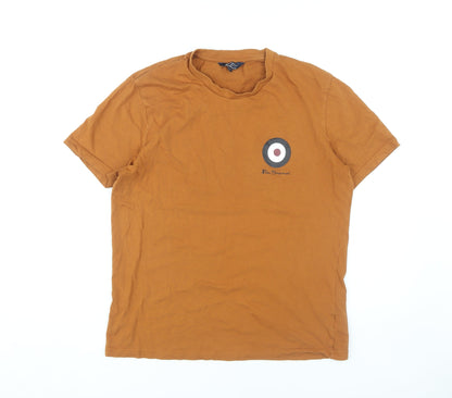 Mens UK Size M Ben Sherman Brown  T-Shirt