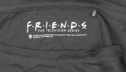 FRIENDS Women's Black T-Shirt Size 8-10 Long Sleeve