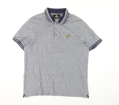 Lyle & Scott Men's Grey XL Polo Shirt
