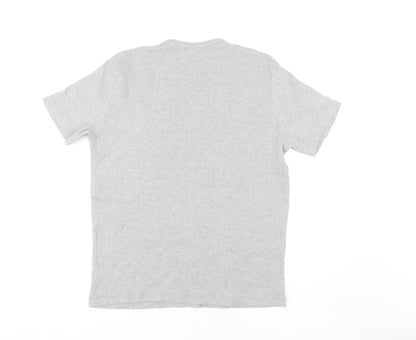 Unisex Adults UK Size M Lee Cooper Grey  T-Shirt