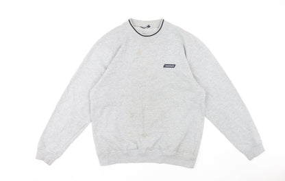 Mens UK Size M Reebok Grey Pullover Sweatshirt