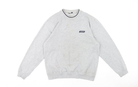 Mens UK Size M Reebok Grey Pullover Sweatshirt