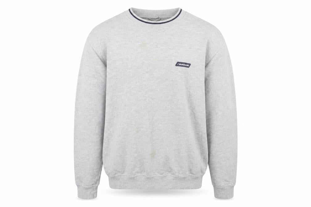 Mens UK Size M Reebok Grey Pullover Sweatshirt