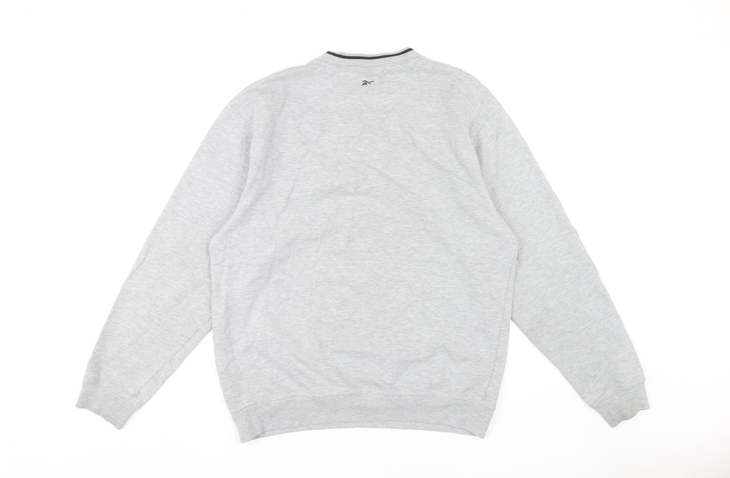 Mens UK Size M Reebok Grey Pullover Sweatshirt