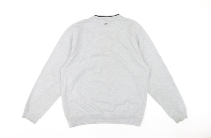 Mens UK Size M Reebok Grey Pullover Sweatshirt