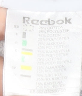 Mens UK Size M Reebok Grey Pullover Sweatshirt