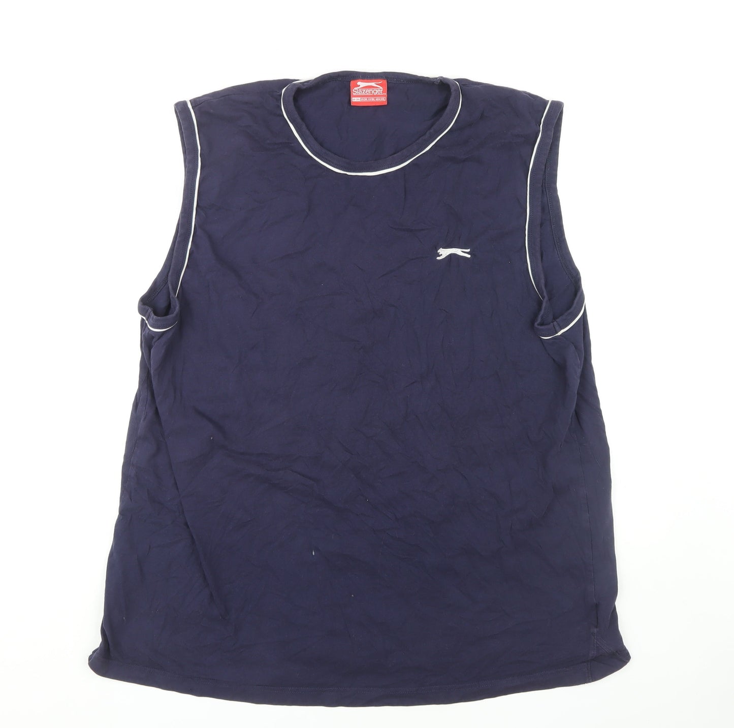 Slazenger Men's Blue Sleeveless T-Shirt 3XL