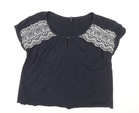 Womens UK Size 8 NEXT Black  T-Shirt