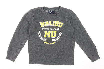 Tokyo Laundry Girls Grey Printed Sweatshirt 12-13 Years