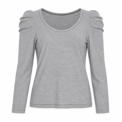 Womens UK Size 12 Warehouse Grey Basic Blouse