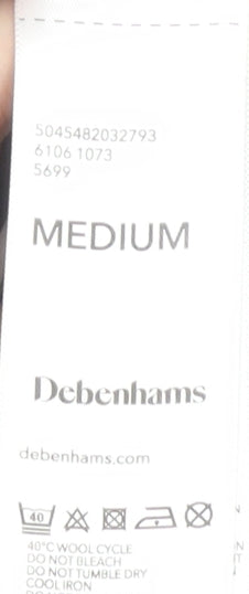 Debenhams Women's Medium Multicoloured Strapless Dress