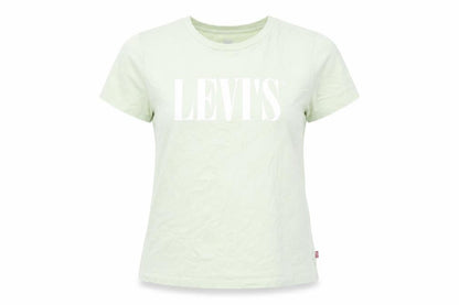 Womens UK Size S Levi's Green Basic T-Shirt