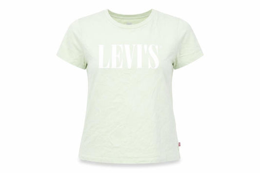 Womens UK Size S Levi's Green Basic T-Shirt