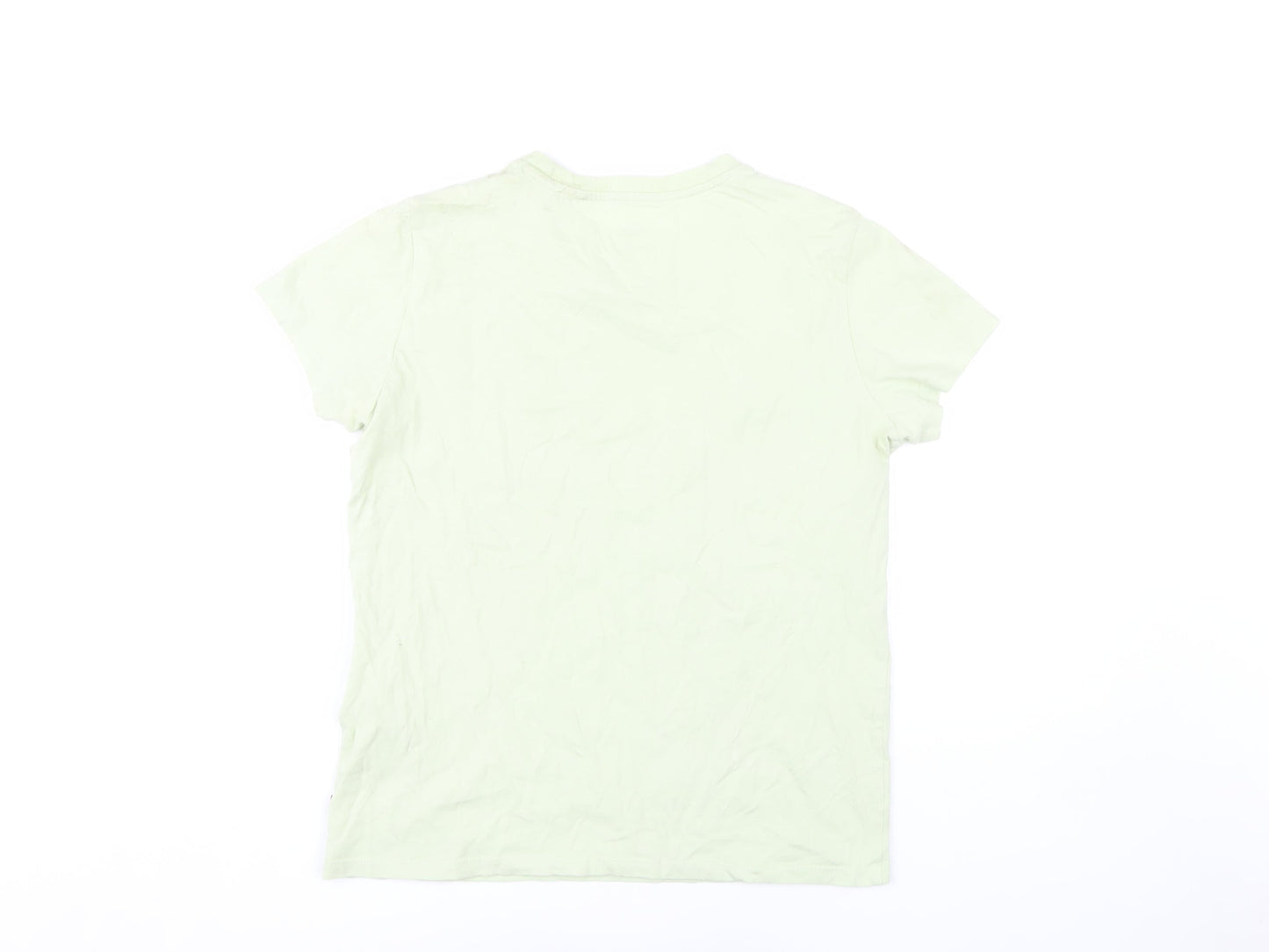 Womens UK Size S Levi's Green Basic T-Shirt
