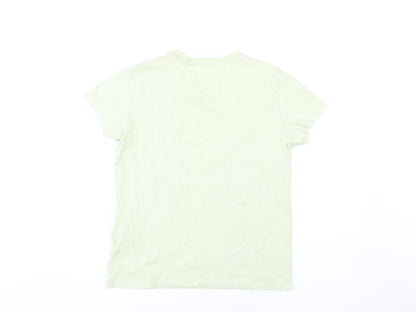 Womens UK Size S Levi's Green Basic T-Shirt