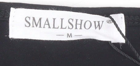 Womens UK Size M Smallshow Black Basic Tank