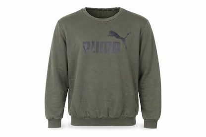 Mens UK Size M PUMA Green Pullover Sweatshirt