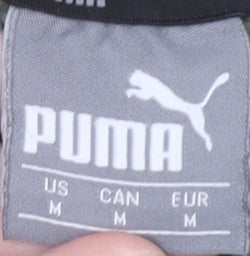 Mens UK Size M PUMA Green Pullover Sweatshirt