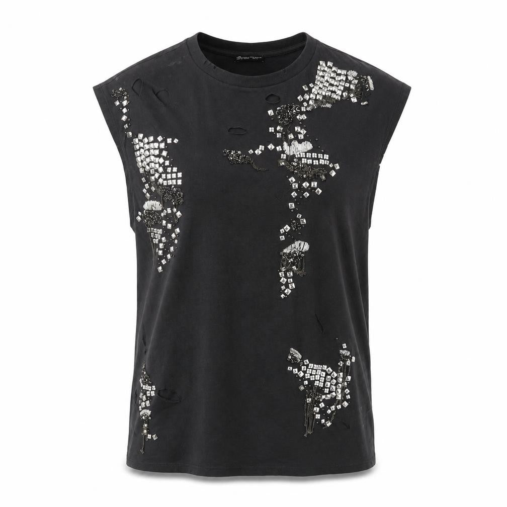 Womens UK Size M Zara Black Basic T-Shirt