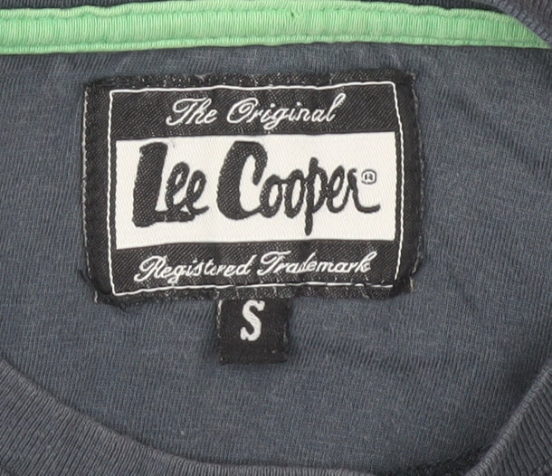 Lee Cooper Men's Blue Graphic T-Shirt, Size S