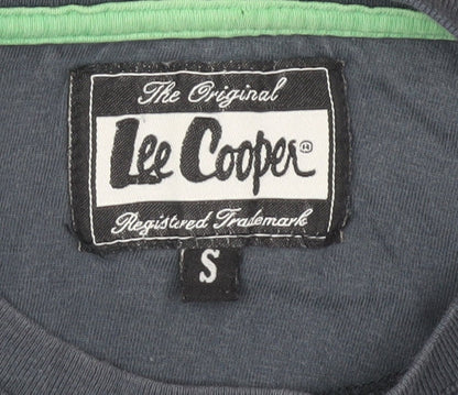 Lee Cooper Men's Blue Graphic T-Shirt, Size S