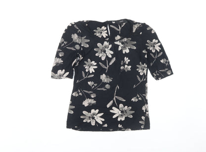 Womens UK Size 10 NEXT Black  Blouse