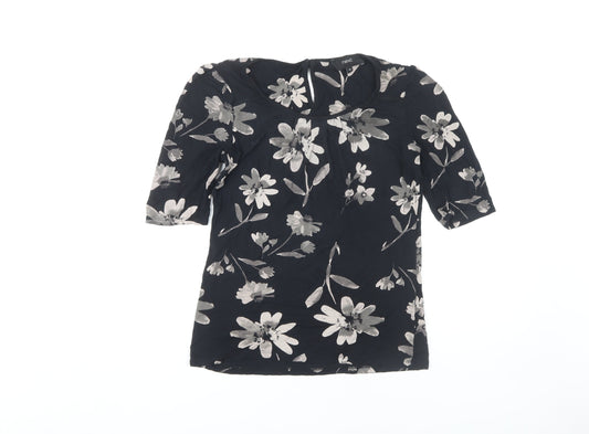 Womens UK Size 10 NEXT Black  Blouse