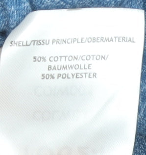 TOG24 Men's Blue Crew Neck Logo T-Shirt Size L