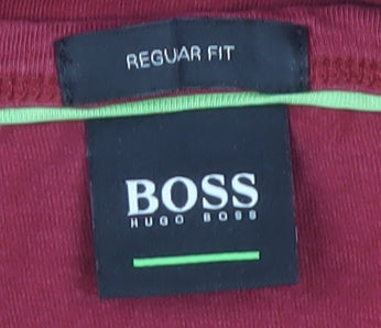 Mens UK Size M HUGO BOSS Red  T-Shirt