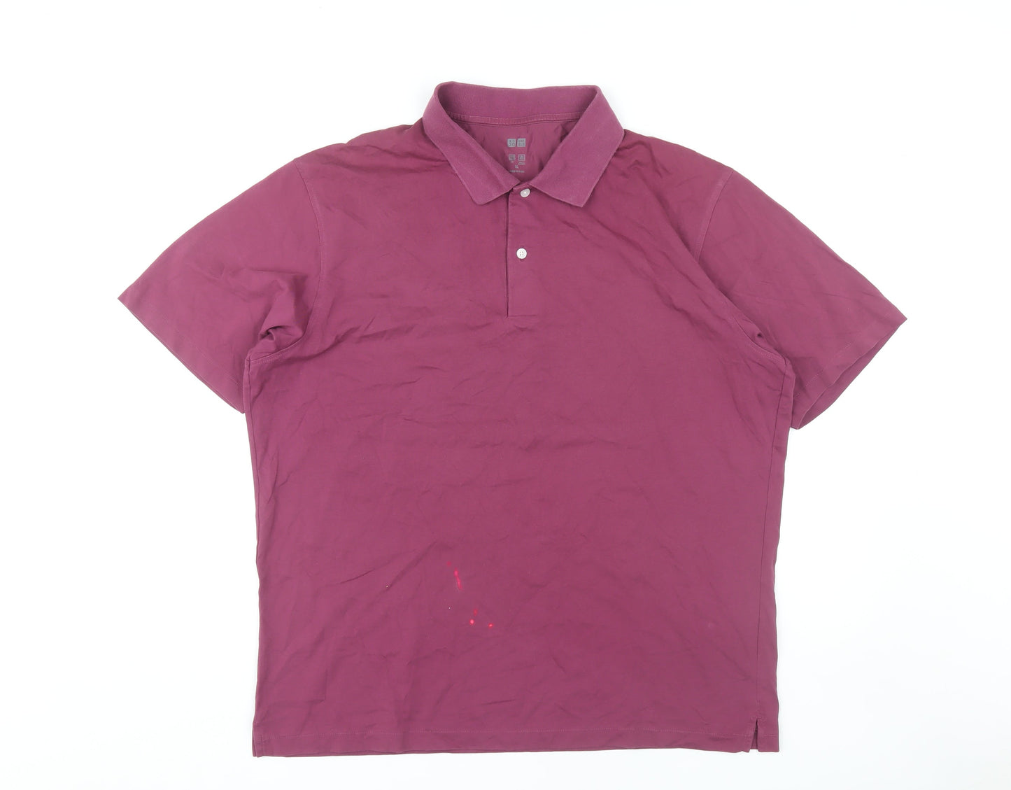 UNIQLO Men's Purple Polo Shirt XL