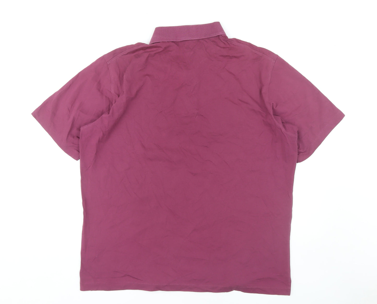 UNIQLO Men's Purple Polo Shirt XL