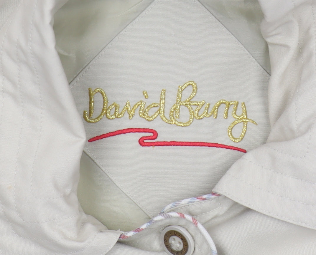 David Barry Women's Beige Button-Up Casual Jacket Size 10