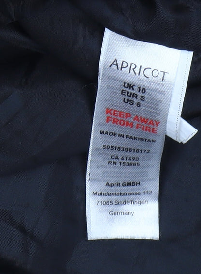 Apricot Women's Beige Puffer Waistcoat Size 10