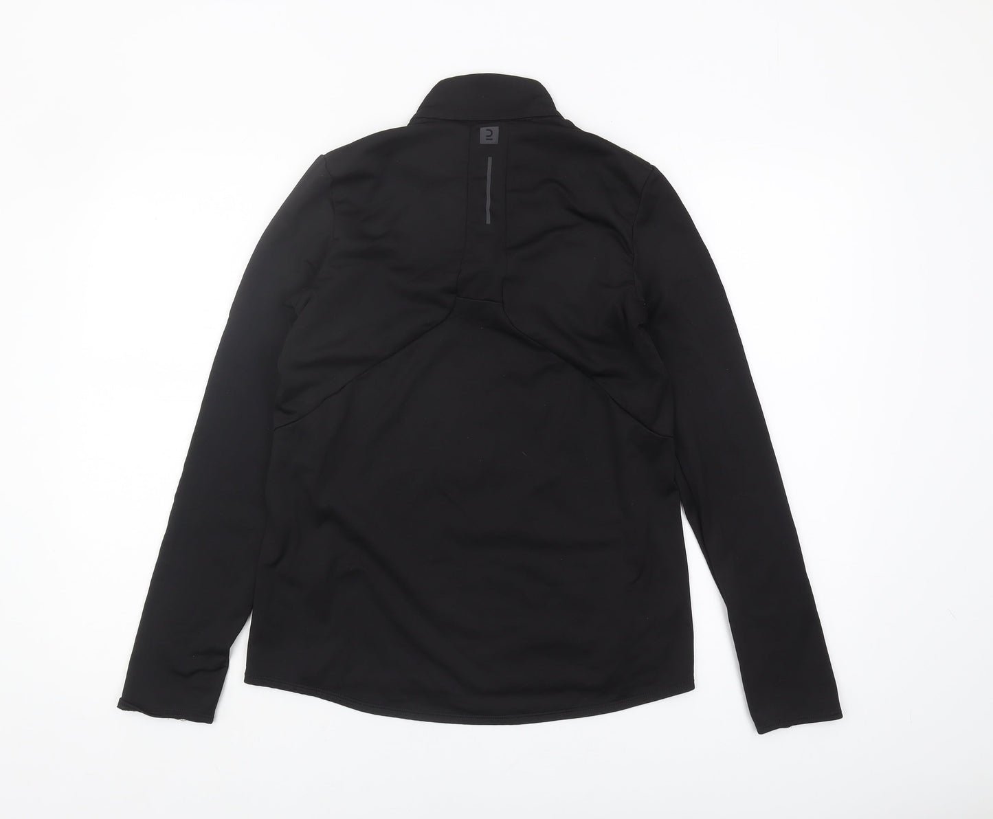 Decathlon Men's Black Pullover High Neck Sports Top