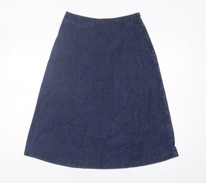Jackpot by Carli Gry Women's Denim A-Line Skirt - Blue