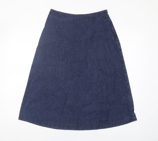 Jackpot by Carli Gry Women's Denim A-Line Skirt - Blue