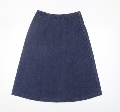 Jackpot by Carli Gry Women's Denim A-Line Skirt - Blue