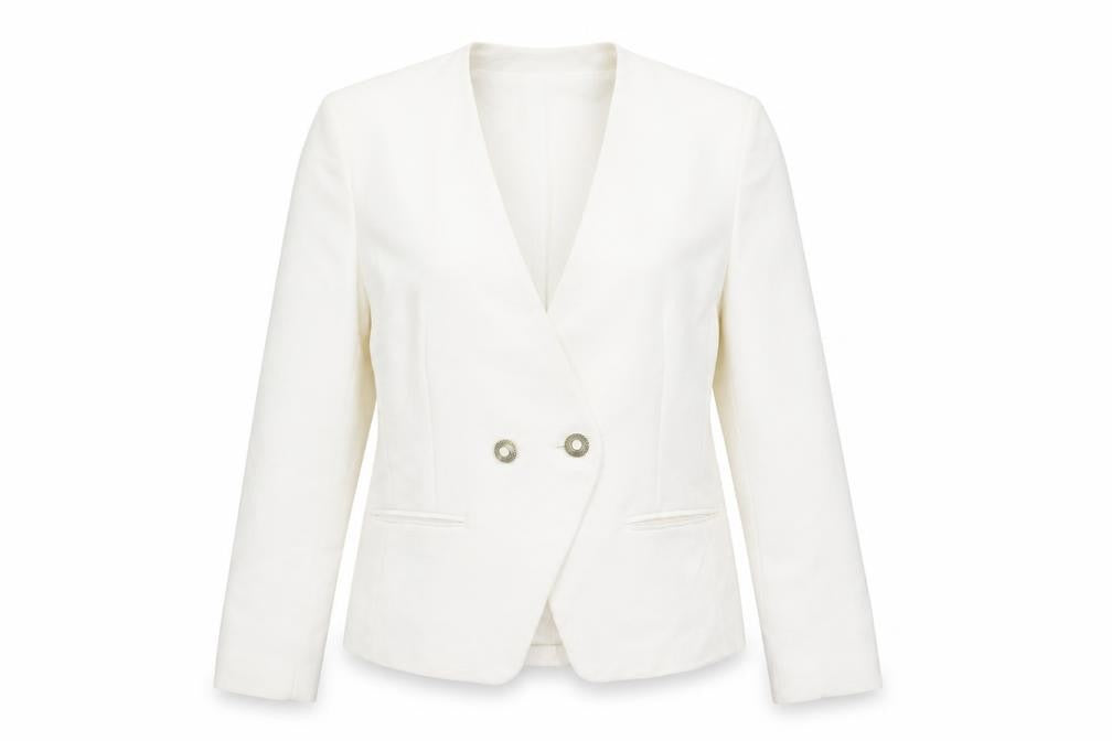 Womens UK Size 10 Alexon Regular Ivory Blazer