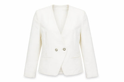 Womens UK Size 10 Alexon Regular Ivory Blazer