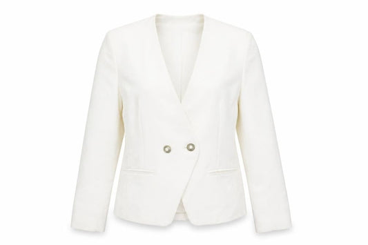Womens UK Size 10 Alexon Regular Ivory Blazer