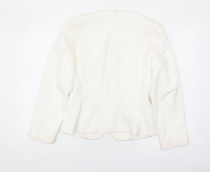 Womens UK Size 10 Alexon Regular Ivory Blazer