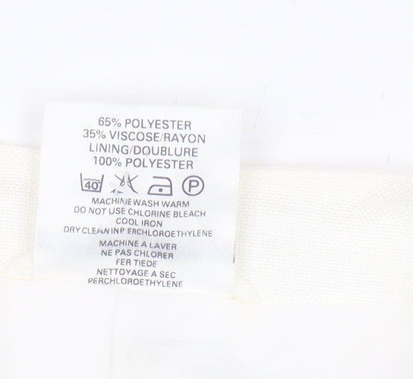 Womens UK Size 10 Alexon Regular Ivory Blazer